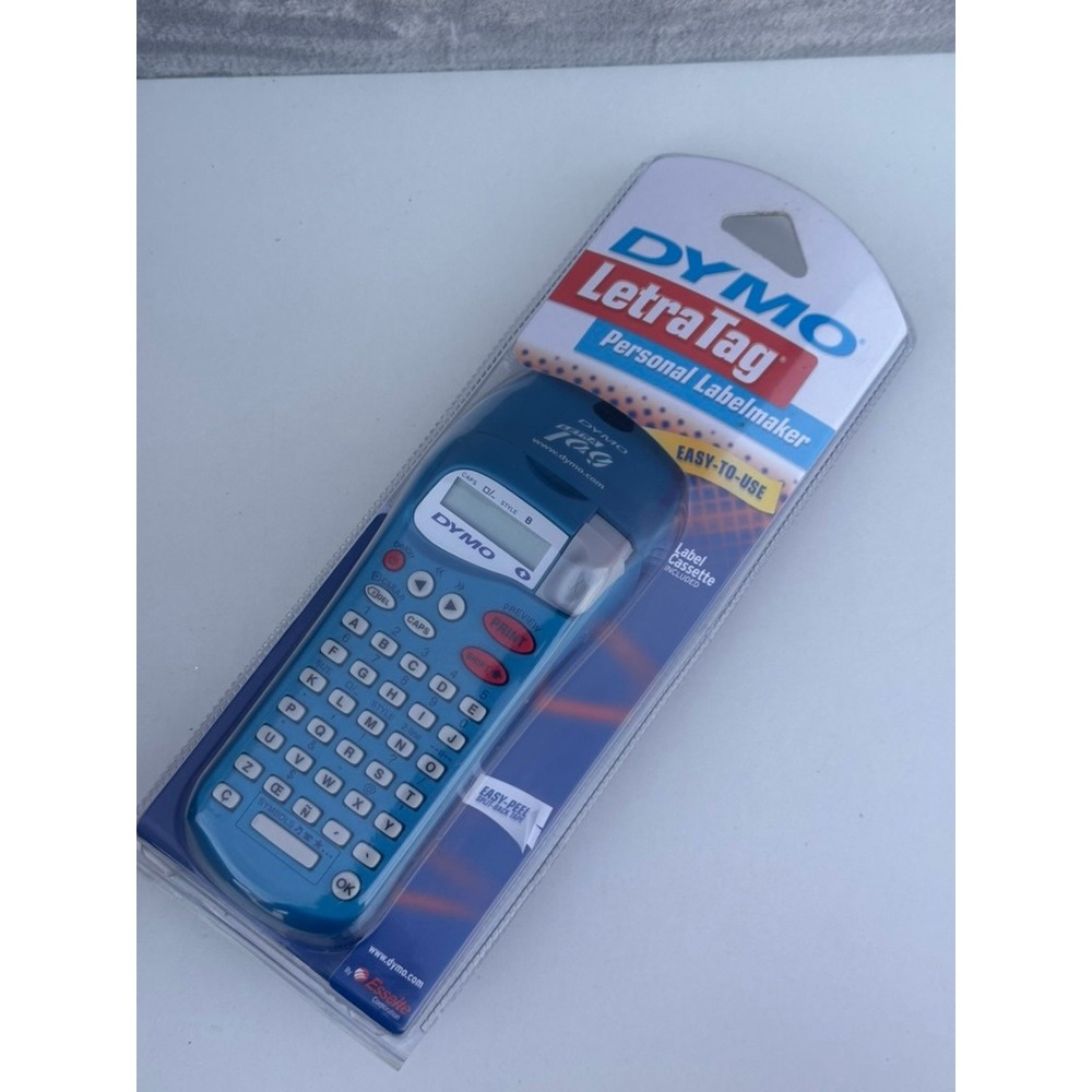 Dymo LetraTag Personal Labelmaker Handheld Blue Label Printer New Sealed